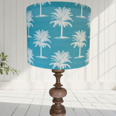 ijustlovethatfabric Lampshade - Palm Trees summer aqua